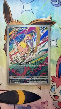 Toedscool 201/198 Scarlet & Violet Base Set Illustration Rare Pokemon Card NM/M - Image 1