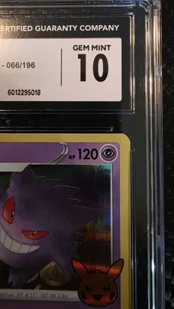 2023 Pokemon Trick or Trade Gengar #66 Holo Stamped CGC 10 GEM MINT - Image 3