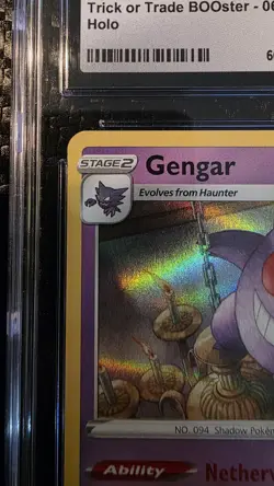2023 Pokemon Trick or Trade Gengar #66 Holo Stamped CGC 10 GEM MINT - Image 4