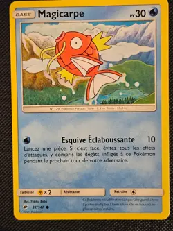 FRENCH MAGICARPE MAGIKARP 32/147 C BURNING SHADOWS POKEMON NM/M 2017 - Image 1
