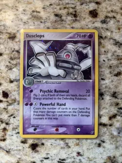 Pokemon Dusclops 7/107 ex Deoxys Holo LP - Image 1