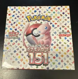 Pokemon 151 Japanese Booster Box Sealed - Image 1