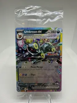Umbreon Ex Stamped Pokemon Prismatic Evolutions Promo Surprise Box 60/131 Sealed - Image 1