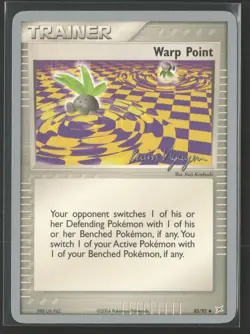 Warp Point 93/115 Uncommon World Championship Decks Pokemon Lightly Played - Image 1