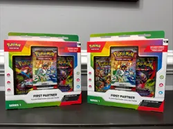 2x Pokemon TCG First Partner Illustration Collection Series 1 Box Factory Sealed - Image 1