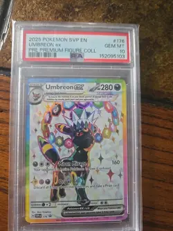 Umbreon ex SVP176 PSA 10 Scarlet & Violet Promo 2025 Holo Tera Gem Mint Pokemon - Image 1