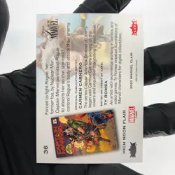 Marvel Card Rogue 36 High Noon Flair /15 2023 Fleer Upper Deck [NM] - Image 3