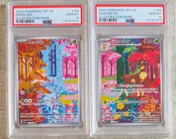 SEQUENTIAL PSA 10 Deerling & Sawsbuck 165/166 Temporal Forces Pokemon English - Image 1