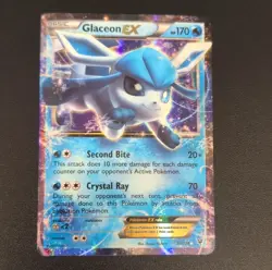 Pokemon Glaceon EX Holo Ultra Rare Fates Collide 20/124 170 HP Crystal Ray - Image 1