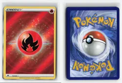 FIRE ENERGY 153/159 TEXTURED CROWN ZENITH POKEMON TCG NM - Image 3