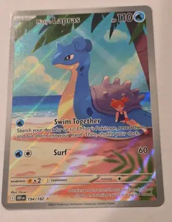 Pokemon TCG Misty's Lapras Destined Rivals 194/182 - Image 1