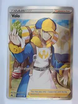 Pokemon TCG Volo 151/159 Crown Zenith Full Art Trainer Ultra Rare MINT - Image 1