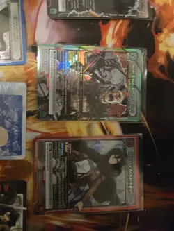 Union Arena Attack On Titan Trading Card Lote 9 Cards ...1 SR*,6SR,2ACP N - Image 5