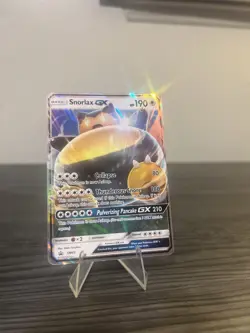 Snorlax GX SM05 SM Promos Holo Card Moderately Played - Image 1