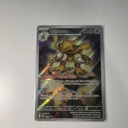 Pokemon MEP 009 - Black Star Promo Alakazam Full Art - NM - Image 1