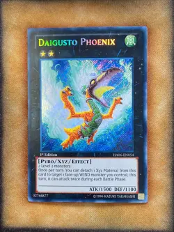 Yugioh Daigusto Phoenix HA06-EN054 Secret Rare 1st Ed NM - Image 1