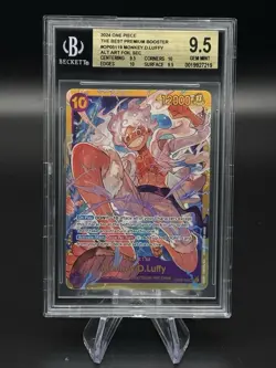 MONKEY.D.LUFFY 2024 One Piece Premium Booster The Best #OP05-119 BGS 9.5 GM - Image 1