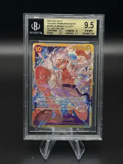 MONKEY.D.LUFFY 2024 One Piece Premium Booster The Best #OP05-119 BGS 9.5 GM - Image 1