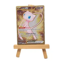 Pokemon Mew ex 205/165 Secret Rare Metal Card EN 151 Promo Near Mint - Image 2