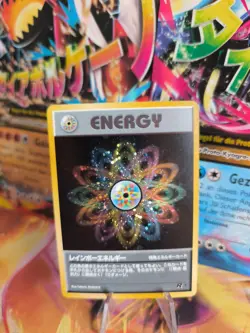 Pokemon Karte Card rainbow Energy Team Rocket Gang Holo Wotc japanese NM Swirl - Image 1