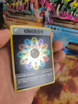 Pokemon Karte Card rainbow Energy Team Rocket Gang Holo Wotc japanese NM Swirl - Image 4