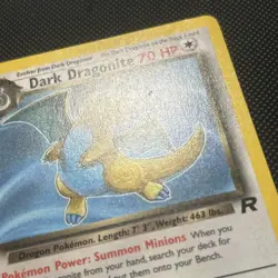 Dark Dragonite 22/82 Non Holo Pokemon Card Rocket Set LP - Image 2
