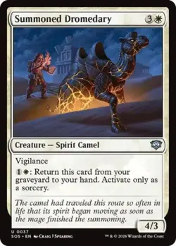 Summoned Dromedary -Foil Near Mint MTG Secrets of Strixhaven - Image 1