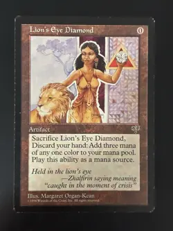 Lion's Eye Diamond Mirage Magic: The Gathering - LP - Image 1