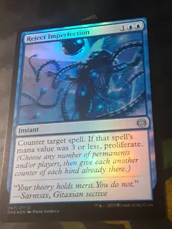 Reject Imperfection FOIL , Phyrexia AWBO , Near Mint , MTG,FREESHIPPING - Image 3