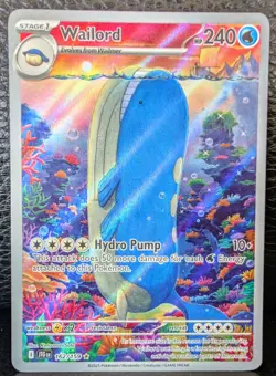 Wailord 162/159 - Illustration Rare - Journey Together - Pokemon TCG NM/M - Image 1