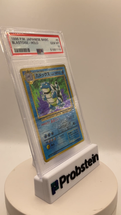 1996 Pokemon Basic Base Set Japanese #009 Blastoise Holo PSA 10 GEM MINT - Image 2