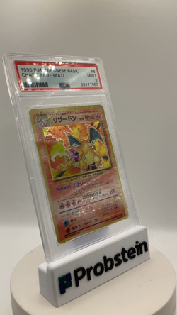 1996 Pokemon Basic Base Set Japanese #006 Charizard Holo PSA 9 MINT - Image 2