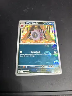Pokemon TCG Black Bolt Whirlipede Poke Ball Pattern Common Card 055/086 NM 2025 - Image 1