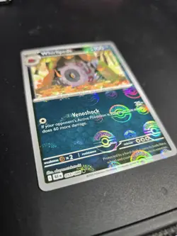 Pokemon TCG Black Bolt Whirlipede Poke Ball Pattern Common Card 055/086 NM 2025 - Image 2