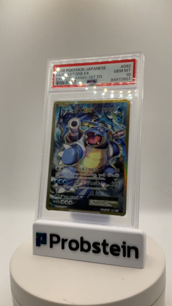 2016 Pokemon Japanese Blastoise EX 20th Anniversary 1st Edition PSA 10 GEM MINT - Image 2