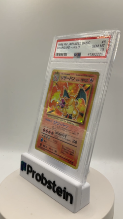 1996 Pokemon Basic Base Set Japanese #006 Charizard Holo PSA 10 GEM MINT - Image 2
