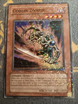 1x Goblin Zombie DT02-EN060 Duel Terminal Normal Parallel Rare Light Play - Image 1