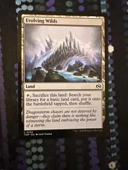 MAGIC THE GATHERING MTG TARKIR DRAGONSTORM EVOLVING WILDS (#1) - Image 1