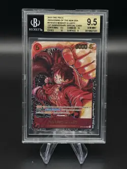 One Piece Awakening Monkey D. Luffy 1st Anniversary Special ST01-012 BGS 9.5 Gem - Image 1