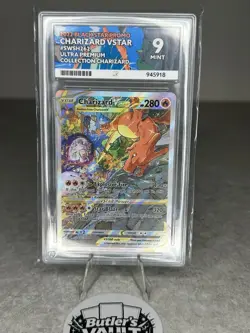 Pokemon TCG Charizard vStar Black Star Promo SWSH262 ACE 9 - Image 1