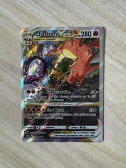 Pokemon TCG Charizard VSTAR SWSH262 Black Star Promo Card - Image 1