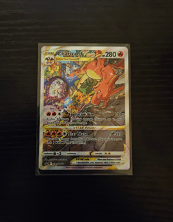 Pokemon TCG Charizard VSTAR SWSH262 Black Star Promo Card Near Mint - Image 1
