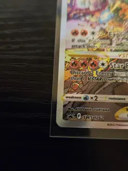 Pokemon TCG Charizard VSTAR SWSH262 Black Star Promo Card Near Mint - Image 5