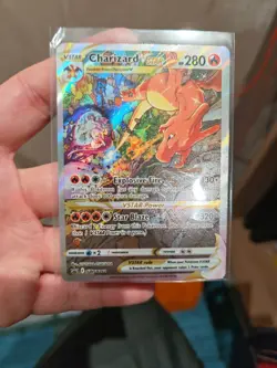 Pokemon TCG Charizard VSTAR SWSH262 Black Star Promo Card - Image 1