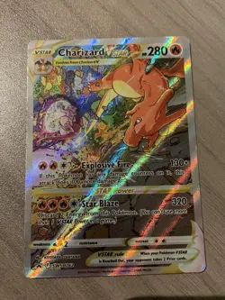 Pokemon TCG Charizard VSTAR SWSH262 Black Star Promo Card - Image 2