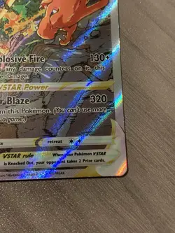 Pokemon TCG Charizard VSTAR SWSH262 Black Star Promo Card - Image 5