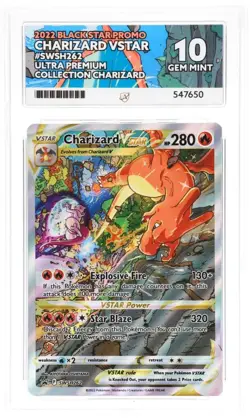 ACE 10 Charizard VSTAR SWSH262 2022 Black Star Promo | Pokemon TCG Ultra Premium - Image 1