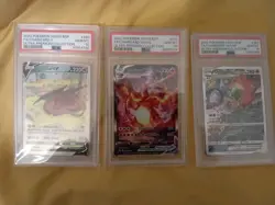 Pokemon TCG Charizard V VSTAR VMAX SWSH260/261/262 Black Star Promo Psa10 Gem Mt - Image 1