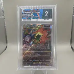 Pokemon TCG Charizard vStar Black Star Promo SWSH262 ACE 9 - Image 1
