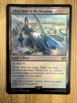 Magic MTG Final Fantasy - Eden, Seat of the Sanctum - FIN U 0277 FOIL MINT - Image 1